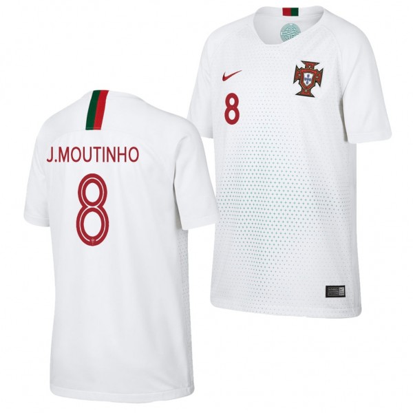 Youth 2018 World Cup Portugal Joao Moutinho Jersey White