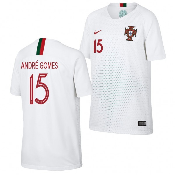 Youth 2018 World Cup Portugal Andre Gomes Jersey White