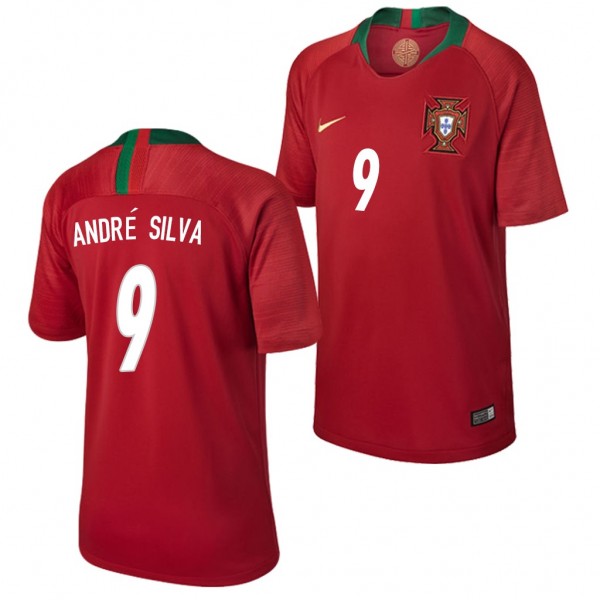 Men's Portugal Home Andre Silva Jersey World Cup