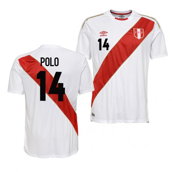Men's Peru #14 Andy Polo Jersey