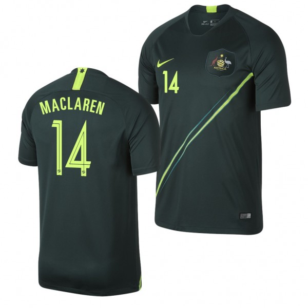 Men's Australia Jamie Maclaren 2018 World Cup Dark Green Jersey