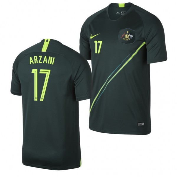 Men's Australia Daniel Arzani 2018 World Cup Dark Green Jersey