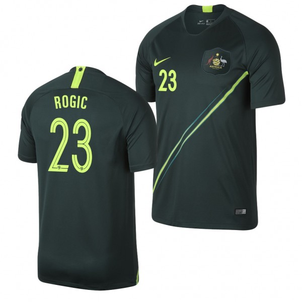 Men's Australia Tom Rogic 2018 World Cup Dark Green Jersey