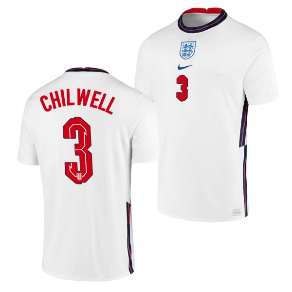 Men's Ben Chilwell England National Team Home Jersey White
