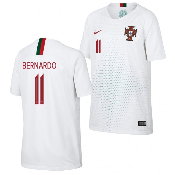 Youth 2018 World Cup Portugal Bernardo Silva Jersey White