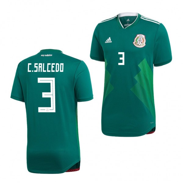 Men's Mexico 2018 World Cup Carlos Salcedo Jersey Home
