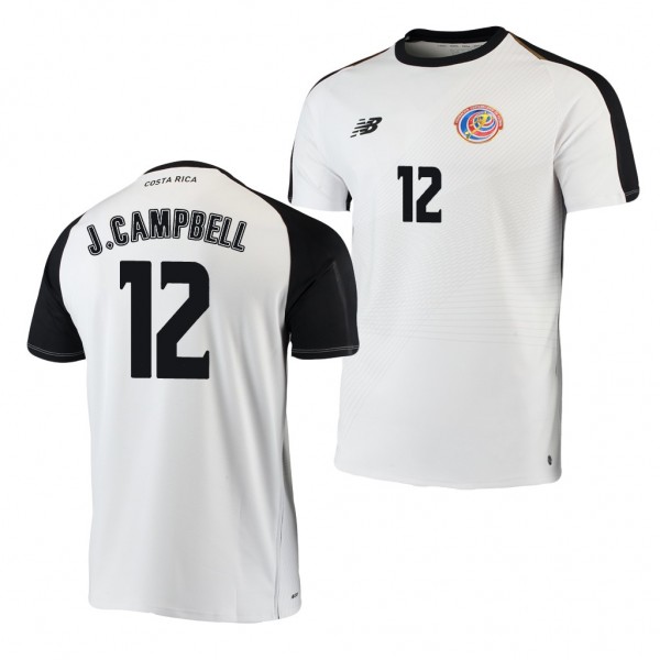 Men's Costa Rica Joel Campbell 2018 World Cup White Jersey