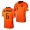 Men's Davy Klaassen Netherlands Home Jersey Orange 2022 Qatar World Cup Stadium