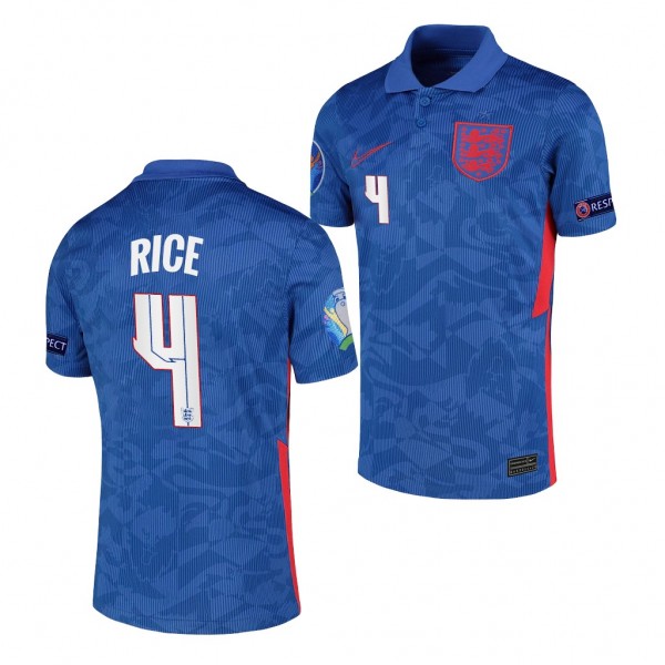 Youth Declan Rice EURO 2020 England Jersey Blue Away