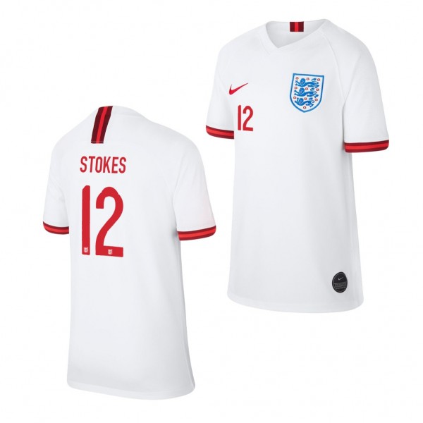 Men's England Demi Stokes Home White Jersey