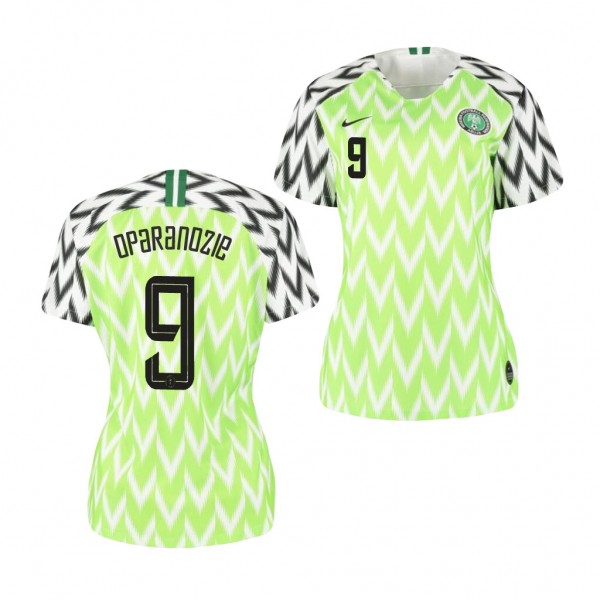 Women's Nigeria Desire Oparanozie Jersey 2019 World Cup Home