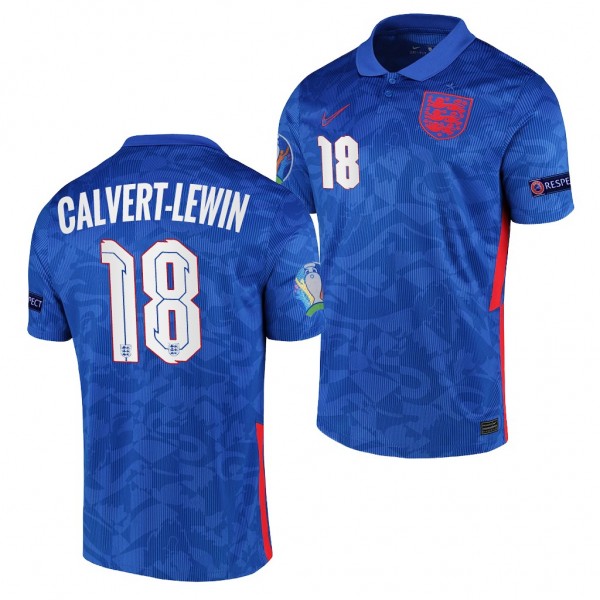 Men's Dominic Calvert-Lewin England EURO 2020 Jersey Blue Away Replica