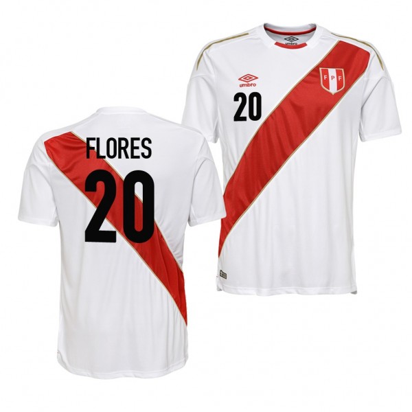 Men's Peru #20 Edison Flores Jersey