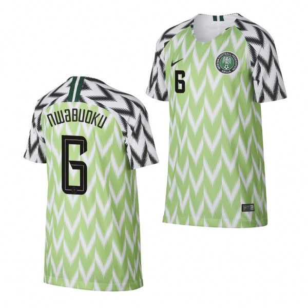 Youth Nigeria Evelyn Nwabuoku Jersey 2019 World Cup Home