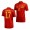 Men's Fabian Spain Home Jersey Red 2022 Qatar World Cup Replica