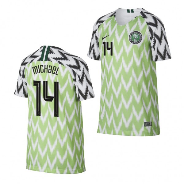 Youth Nigeria Faith Michael Jersey 2019 World Cup Home