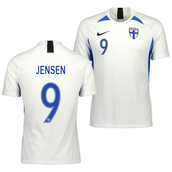 Men's Finland Fredrik Jensen Jersey Home 2020 Short Sleeve Nike