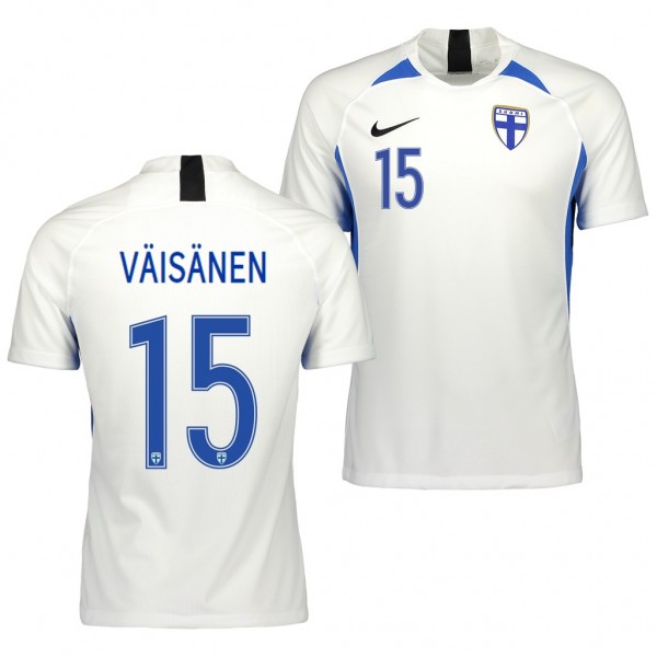 Men's Finland Sauli Vaisanen Jersey Home 2020 Short Sleeve Nike