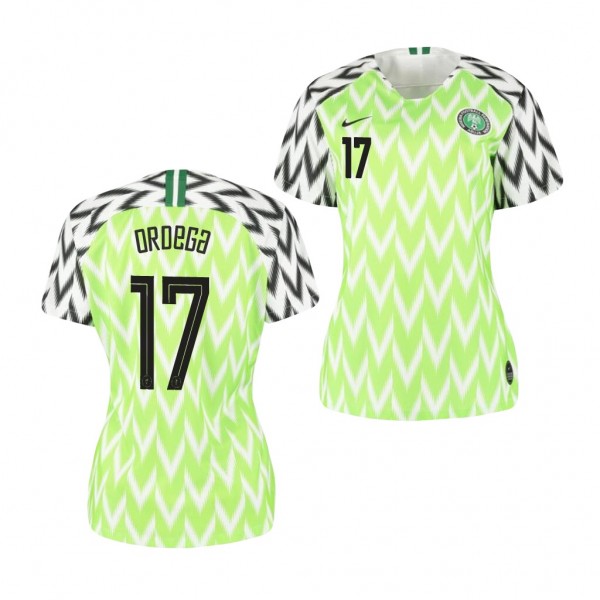 Women's Nigeria Francisca Ordega Jersey 2019 World Cup Home