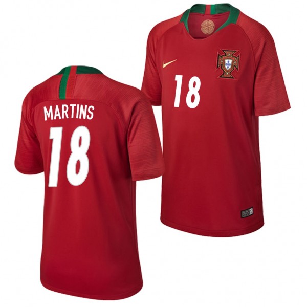 Men's Portugal Home Gelson Martins Jersey World Cup