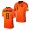 Men's Georginio Wijnaldum Netherlands Home Jersey Orange 2022 Qatar World Cup Stadium
