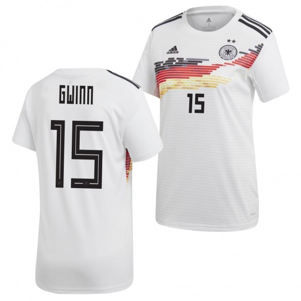 Women's Giulia Gwinn Jersey Germany 2019 World Cup Home White