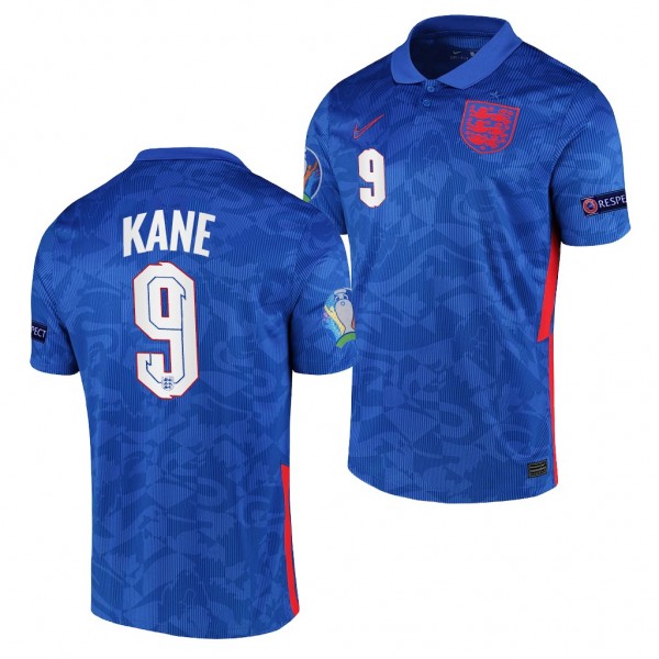 Men's Harry Kane England EURO 2020 Jersey Blue Away Replica