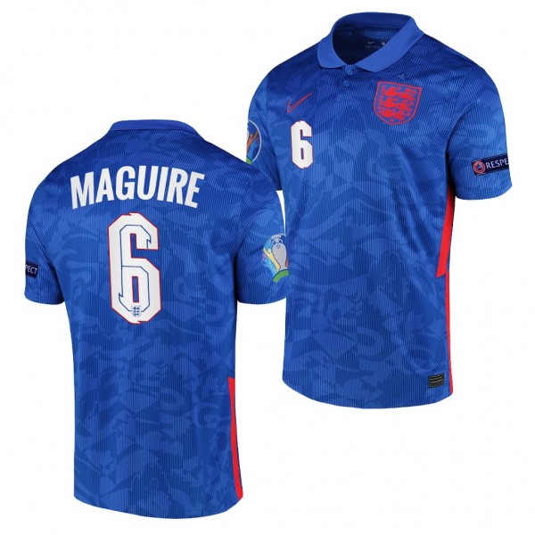 Men's Harry Maguire England EURO 2020 Jersey Blue Away Replica