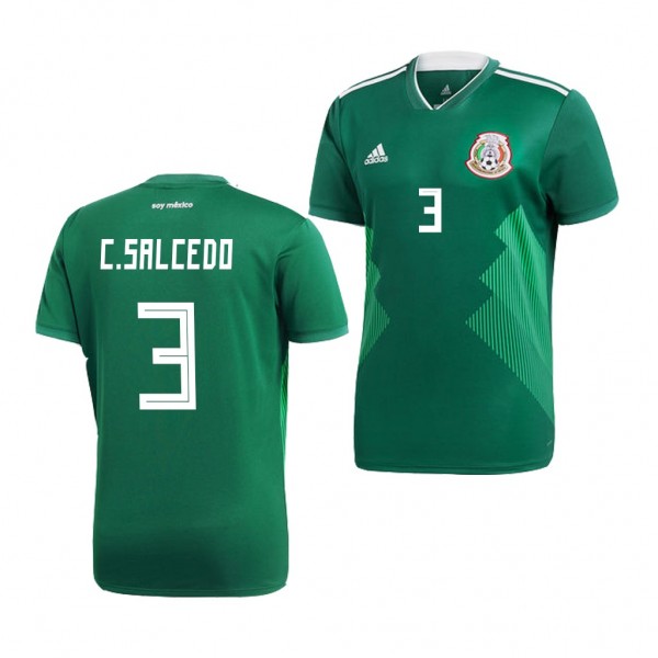 Youth Mexico Carlos Salcedo Home World Cup Jersey