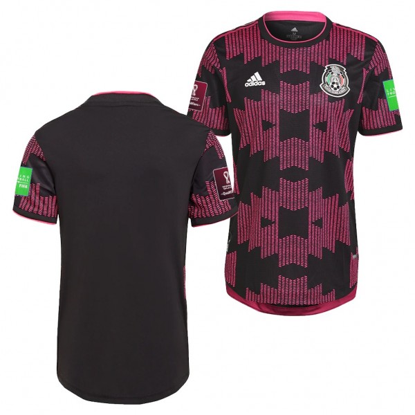 Men's Jersey Mexico National Team Home Black 2021-22 Authentic
