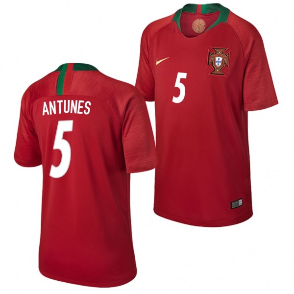 Men's Portugal Home Vitorino Antunes Jersey Red