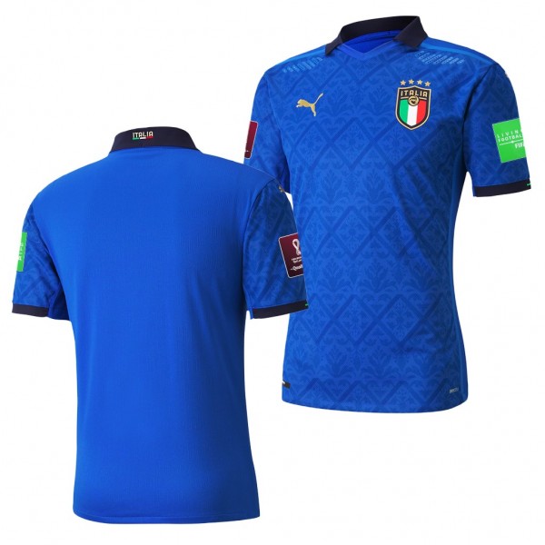 Men's Italy Home Jersey Blue 2022 Qatar World Cup