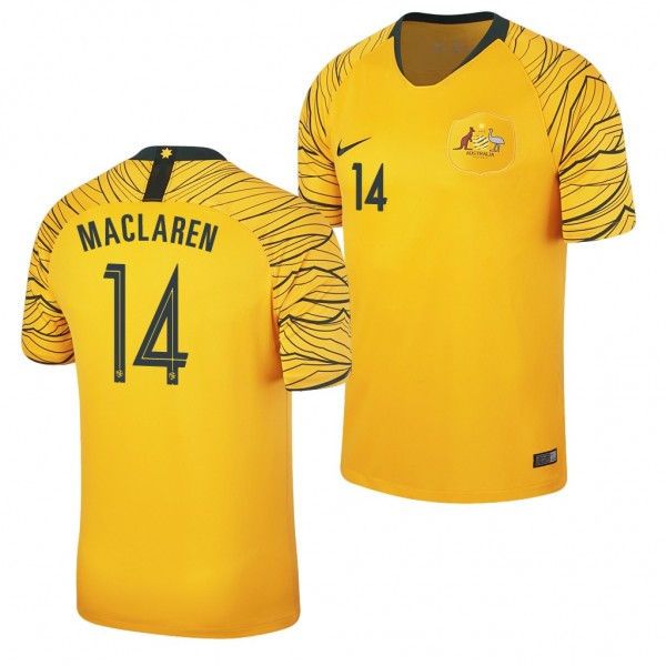 Men's Australia 2018 World Cup Jamie Maclaren Jersey