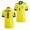 Men's Jens Cajuste Sweden Home Jersey Yellow 2022 Qatar World Cup Replica