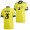 Men's Jens Cajuste Sweden Home Jersey Yellow EURO 2020
