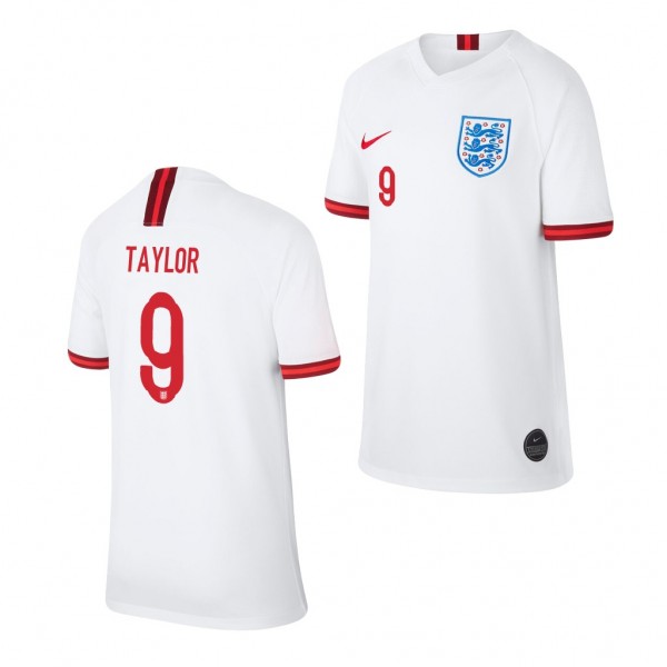 Men's England Jodie Taylor Home White Jersey