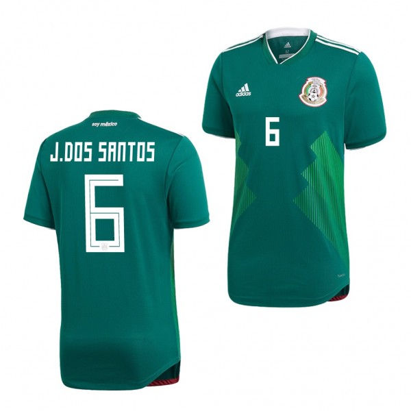 Men's Mexico 2018 World Cup Jonathan Dos Santos Jersey Home