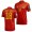 Men's Jordi Alba Spain EURO 2020 Jersey Red Home Replica