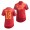 Women's Spain Jordi Alba EURO 2020 Jersey Red Home Replica