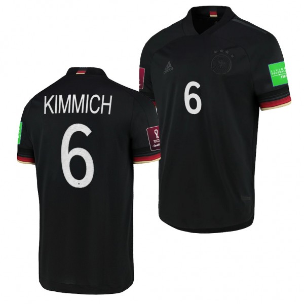 Men's Joshua Kimmich Germany National Team Away Jersey Black 2021-22