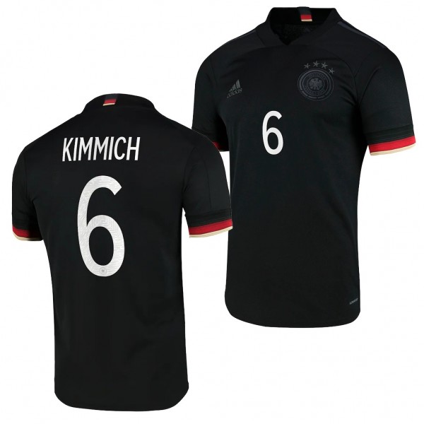 Men's Joshua Kimmich Germany National Team Away Jersey Black 2021-22 Business