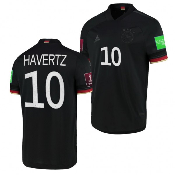Men's Kai Havertz Germany National Team Away Jersey Black 2021-22