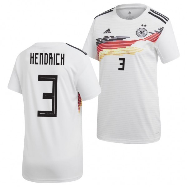Women's Kathrin Hendrich Jersey Germany 2019 World Cup Home White