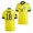 Men's Ken Sema Sweden Home Jersey Yellow 2022 Qatar World Cup Replica