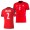 Men's Kevin Mbabu Switzerland EURO 2020 Jersey Red Home Replica