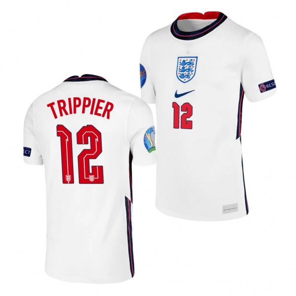 Youth Kieran Trippier EURO 2020 England Jersey White Home