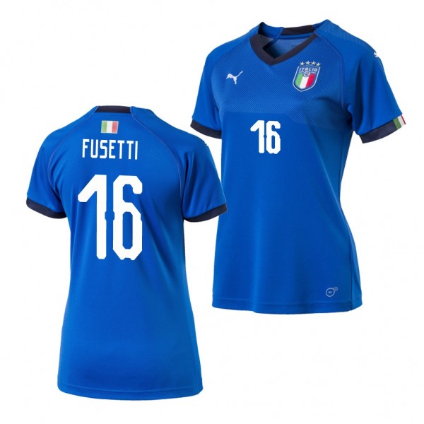 Men's Laura Fusetti Italy Home Royal Jersey Business