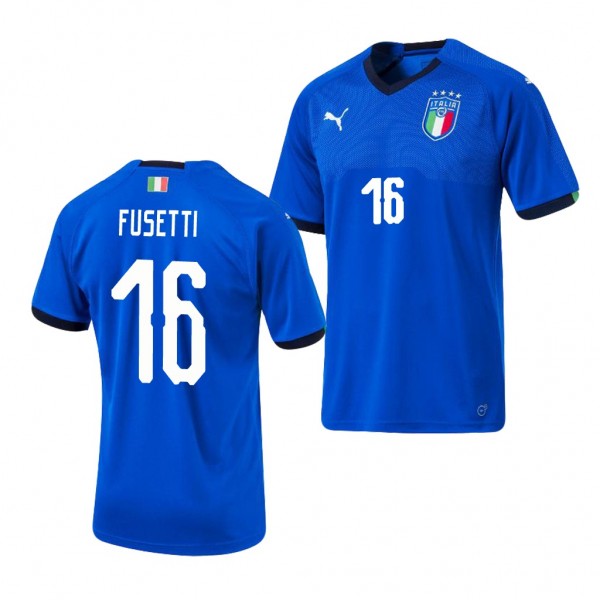 Men's Laura Fusetti Italy Home Royal Jersey