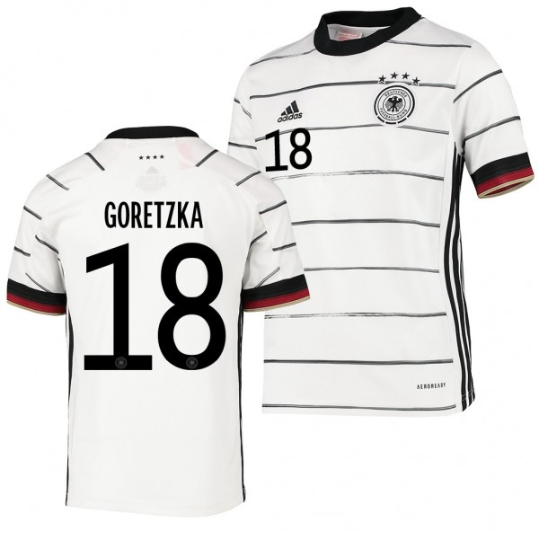 Men's Leon Goretzka Jersey Germany Home 2020-21 Short Sleeve