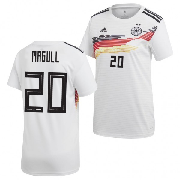 Women's Lina Magull Jersey Germany 2019 World Cup Home White